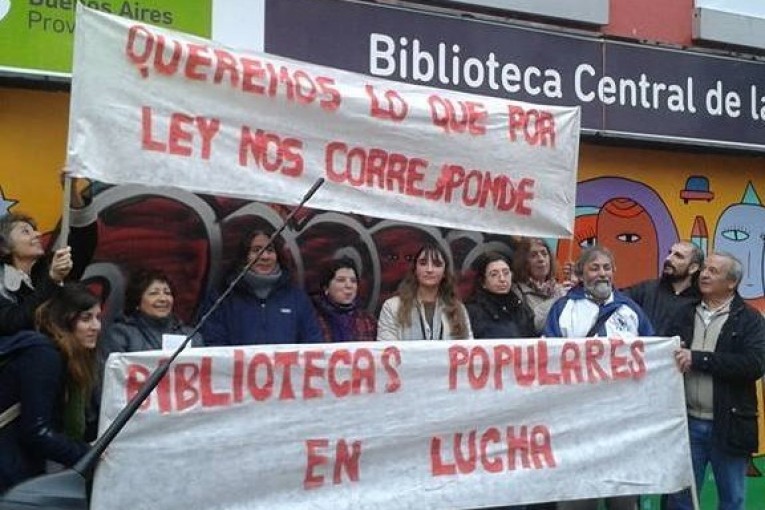 El Colectivo Bibliotecas Populares en Lucha apunta contra el recorte de Vidal en cultura y educación