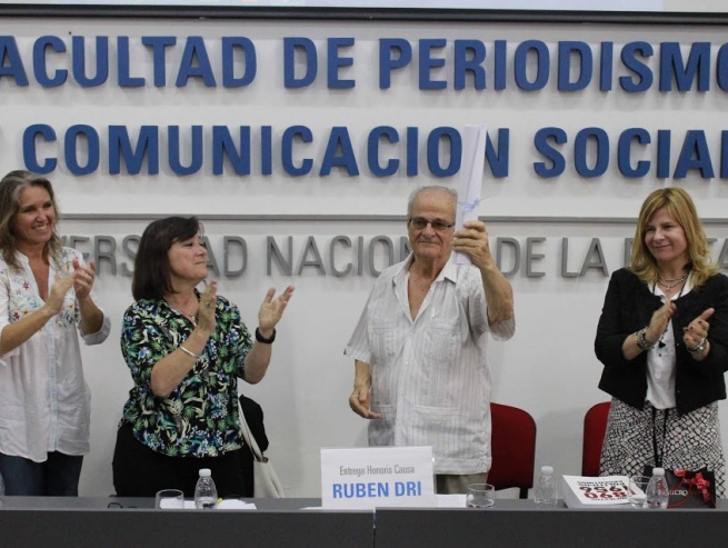 Recibió Rubén Dri el doctorado Honoris Causa de la UNLP