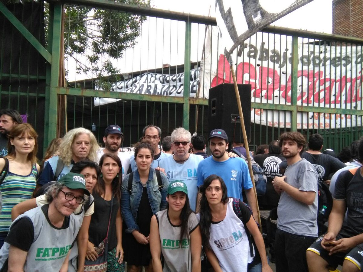 Desde la CTA, la CGT y numerosos sectores sindicales y de trabajadores de medios se repudió la represión en AGR-Clarín