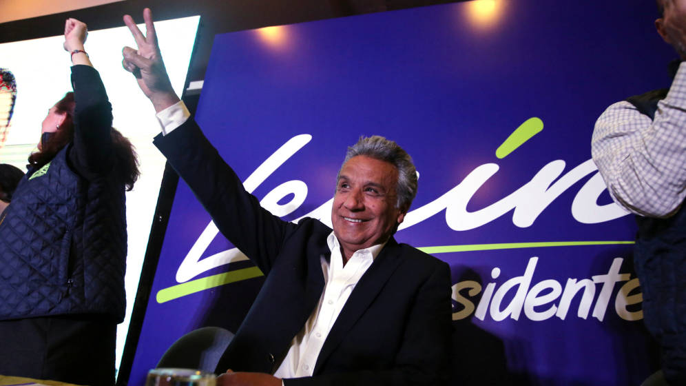 Lenín Moreno: “Aún en segunda vuelta les volveremos a dar una paliza”