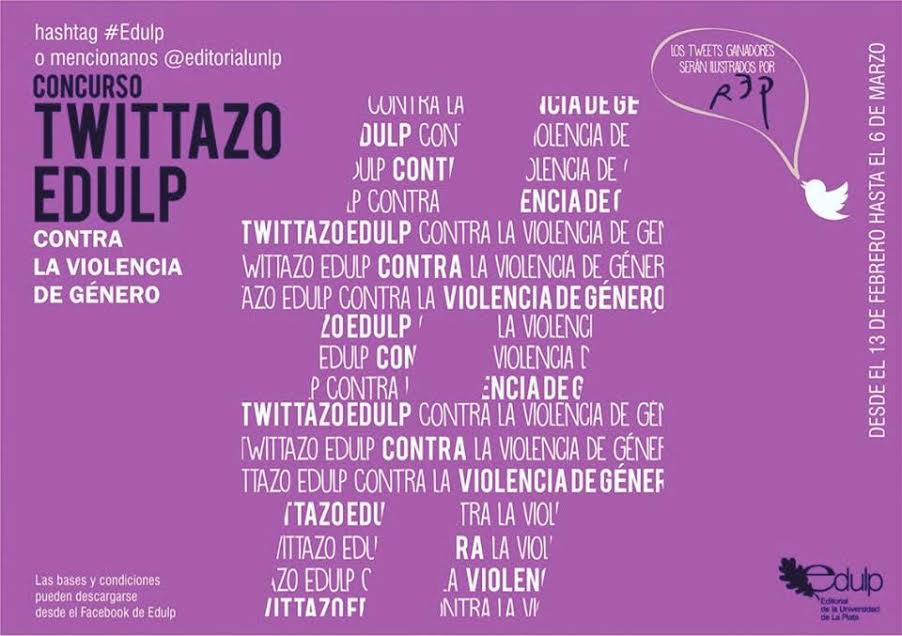 Twittazo: Edulp convoca a un concurso contra la violencia de género