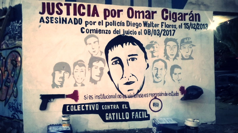 Aquí está, esta es la (In) Justicia argentina: fue absuelto y quedó impune Diego Walter Flores, el cana de gatillo fácil que asesinó a Omar Cigarán