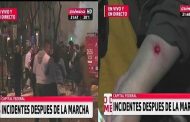 Heridos de bala, apaleados, detenidos y una verdadera cacería policial después del acto en la Plaza por Santiago