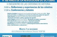 En Periodismo de la UNLP el 7 de noviembre reflexionan sobre la Revolución de Octubre, a un siglo de aquellas jornadas