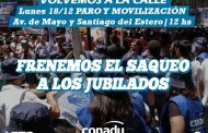 Con miles de trabajadores y organizaciones sindicales y sociales los docentes de la UNLP paran y se movilizan por los jubilados