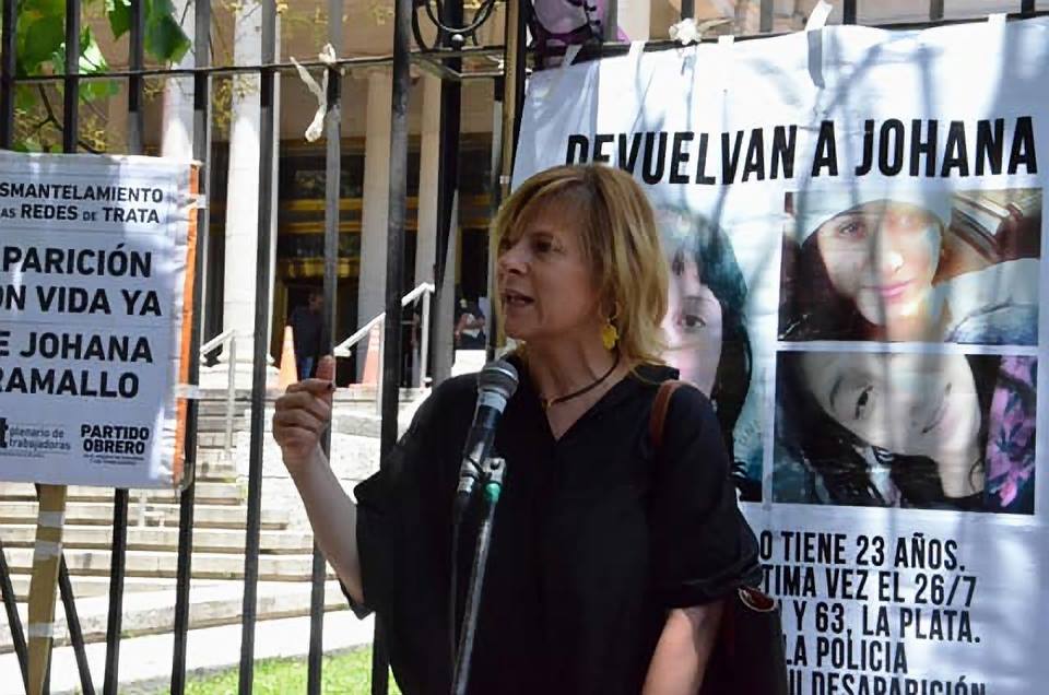 Caso Johana Ramallo: Saintout exige al Estado que desarticule las redes de trata y narcotráfico en La Plata