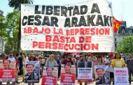 Exigen la inmediata libertad de Ponce y Arakaki, presos por protestar en contra del saqueo a los jubilados