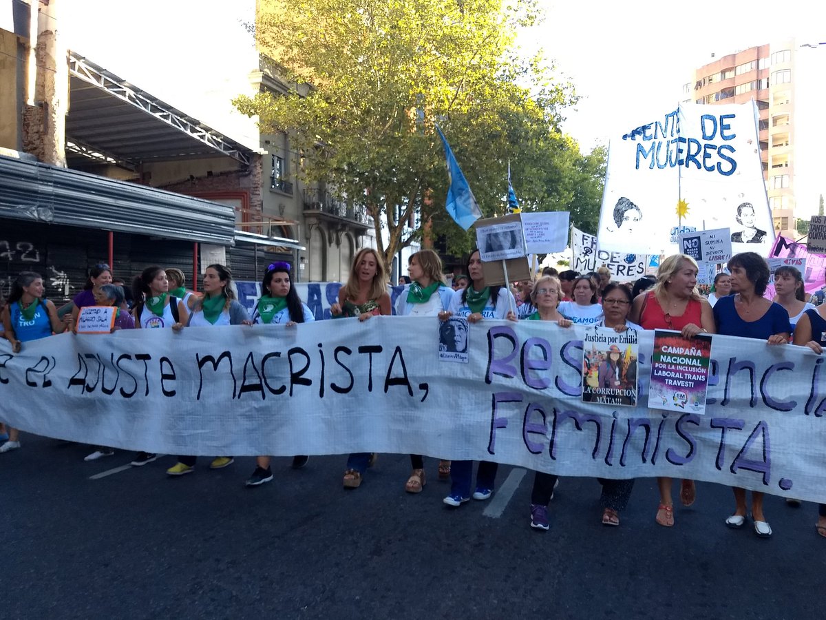 Una multitud de 500 mil personas se movilizó a Plazo de Mayo y Congreso en la jornada de lucha feminista del 8M