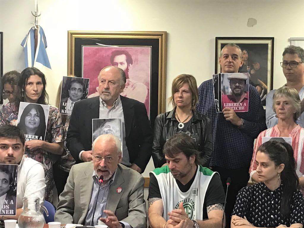 Saintout apuntó contra los gobiernos de Macri y Vidal: “no hay democracia con presos políticos”