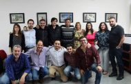 Florencia Saintout y Máximo Kirchner con periodistas y en defensa del derecho a la comunicación