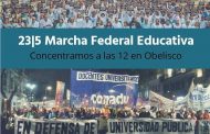 ADULP llama a profundizar lucha de de docentes y convoca a la Marcha Federal Educativa del día 23