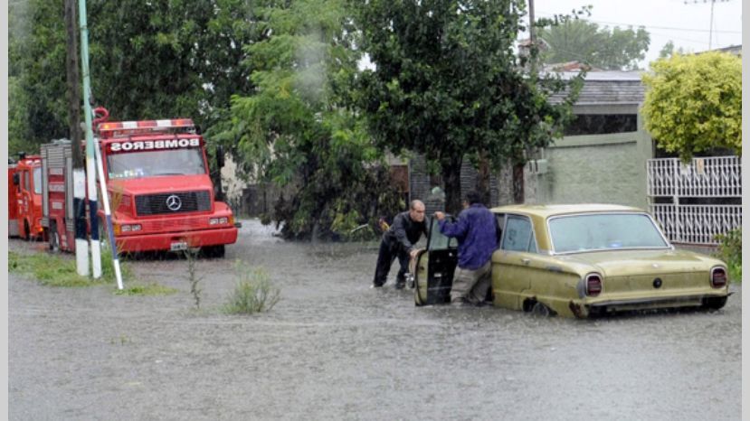 Otra vez buena parte de la región platense bajo el agua