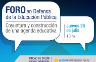 El Foro en Defensa de la Educación Pública tendrá lugar en Colón