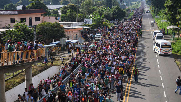 Crisis migratoria en Honduras: A golpe de tuits, Trump amenaza a los países centroamericanos