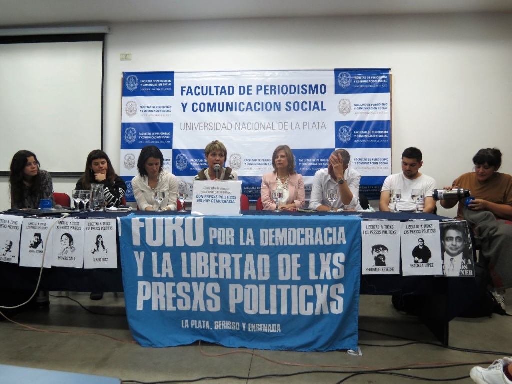 En Periodismo de la UNLP se debatió sobre “la situación de los presos y las presas políticas