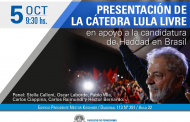 A días de las elecciones en Brasil, Stella Calloni diserta en La Plata al lanzarse la Cátedra Libre “Lula Livre”