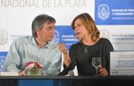 Florencia Saintout y Máximo Kirchner juntos en la primera jornada del III Congreso de Economía Política para la Argentina