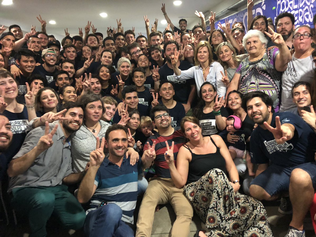 Florencia Saintout acompañó a La Walsh, que retuvo la conducción del Centro de Estudiantes de Periodismo UNLP