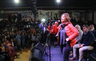 En las barriadas humildes es evidente el apoyo a la candidatura de Saintout como intendenta de La Plata