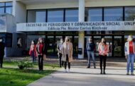 Autoridades de la Provincia  y de la UNLP en el espacio del área de Salud Mental del Cetec