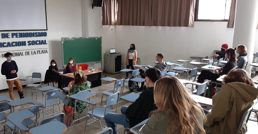 Continúan las actividades presenciales optativas en Periodismo de la UNLP